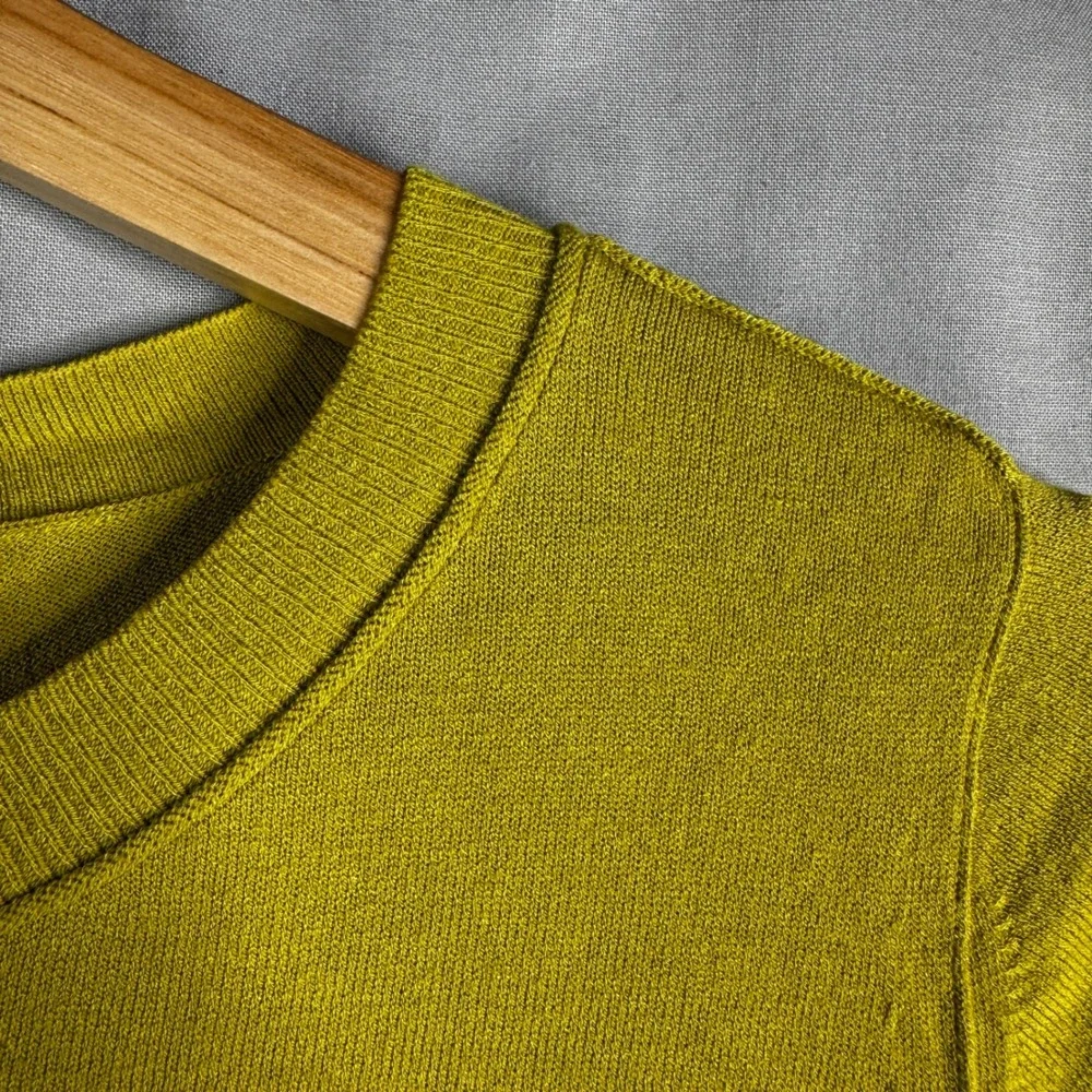 Lafayette 148 New York Crew Neck Long Sleeve Sweater Knit Top Women Size L - Picture 3 of 7